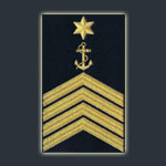 Distintivos de Posto Polícia Marítima (peito)